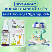 [✨KHAI TRƯƠNG - 1 Hộp Ngựa Bập Bênh] Vitamin D3K2 MK7 DHA Imochild D3K2 Cho Bé Tăng Chiều Cao Xương Chắc Khỏe