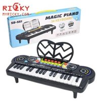 [Khai trương giảm giá] Đàn piano điện tử Magic Piano 34 phím kèm micro cho bé - Đàn organ điện tử 34 phím