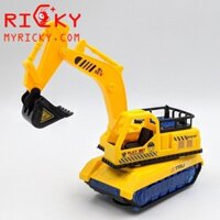 [Khai trương giảm giá] Xe múc công trình tự di chuyển - đèn nhạc vui nhộn