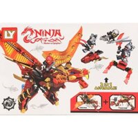 [Khai trương giảm giá] NINJAGO_Lego Ninja Cưỡi Rồng Robot Chiến Đấu (286 miếng)