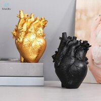 Khaku Bình Hoa Trang Trí Hình Trái Tim Con Người Nhựa Độc Đáo Tượng Trang Trí Điêu Khắc Cho Halloween Valentine Để Bàn Phòng Khách Nhà