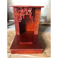 Khám thờ thần tài,bàn thờ gỗ thông cao cấp