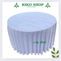 khăn bàn tròn phủ chân khổ 2m7x 2m7 trang trí nhà cửa