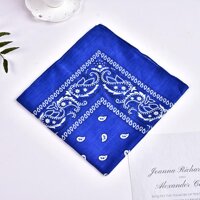 Khăn Bandana  Khăn Turban EXO Chất Liệu Cotton 55x55cm Màu Xanh Đen - Mã B000  - XANH ĐEN