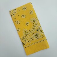 Khăn bandana khăn turban hiphop size 5555cm - Cam nhạt