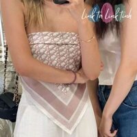 khăn bandana Lụa Vuông 90x90 cm HÀNG SIÊU CẤP - khăn bandana lụa - khăn bandana vintage trắng đỏ hồng