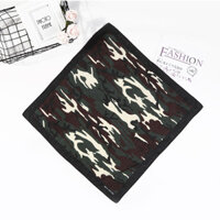 Khăn bandana turban kích thước 54x54cm Vintage dễ thương - BDN3.4 Tone Xanh nâu