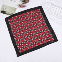 Khăn bandana turban kích thước 54x54cm nhiều mầu sắc - BND07 Viền đen