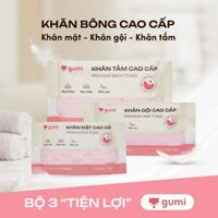 Khăn bông cao cấp GUMI (Khăn mặt/gội/tắm)