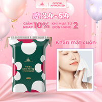 Khăn bông dùng một lần AMORTALS lau ướt , Giấy lau mặt dùng một lần, Bông tẩy trang Bộ 100 Miếng Khăn cotton Mềm Dùng Một Lần Dùng Amortals Ướt Và Khô