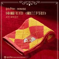 Khăn bông Miniso Harry Potter 100% cotton (Gryffindor/ Slytherin/ Ravenclaw) nhập khẩu