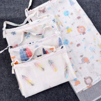 Khăn Che Bé Bú Sữa Khi Đi Ra Ngoài, Khăn Sợi Tre Có Thêm Lớp Ren Bên Ngoài, Kích Thước 70x110