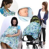 Khăn che bú cho mẹ và bé cực tiện 100% cotton <3