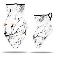 Khăn che tai lụa băng khăn tam giác khăn che cổ lưới chống nắng đi xe đạp ngoài trời câu cá khăn chống gió khăn che mặt nam nữ mùa hè