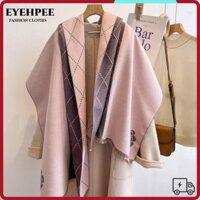 Khăn choàng ấm áp Camellia, Chăn mùa thu đông Khăn choàng Cashmere Cape, Áo choàng dài Pashmina dày khăn cổ Áo len Cardigan