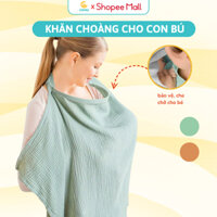 Khăn Choàng Cho Bé Bú Coniu, Chất Liệu Vải Muslin Cao Cấp Mềm Mại Thoáng Khí và Độ Bền Cao