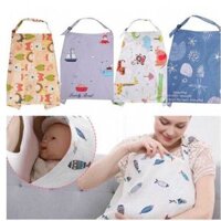 Khăn choàng cho bé bú khi ra ngoài, đi xe máy