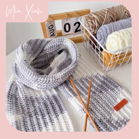 Khăn Choàng Cổ Len Đan Dây