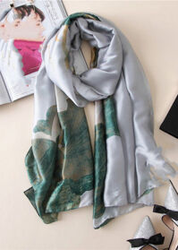 Khăn choàng cổ lụa thời trang cao cấp 24