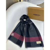 Khăn choàng cổ nam nữ BURBERRY quàng cổ mùa đông chất len cao cấp chống bai xù giữ form tốt-Minh Anh Luxury