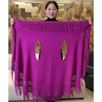 Khăn choàng dài màu trơn Len đa chức năng Khăn choàng Su Khăn choàng ma thuật ấm áp