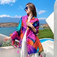 Khăn Choàng Đi Biển Chống Nắng Thoải Mái Thời Trang