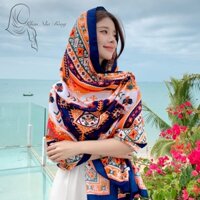 khăn choàng đi biển - khăn lụa đi biển - khăn voan đi biển- khăn dân tộc