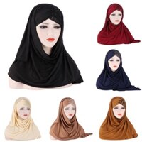 Khăn Choàng Hijab Đính Kim Sa Màu Sắc Thời Trang