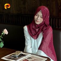 Khăn choàng Hijab GIỚI HẠN BLACKBEAR Người phụ nữ đầy màu sắc thanh lịch