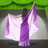 Khăn choàng mịn Khăn choàng nhẹ Khăn choàng giả lụa thanh lịch dành cho nữ Hoàn hảo cho áo choàng dạ hội Váy cưới và đi biển Váy voan nhẹ quấn khăn quàng cổ