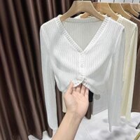 Khăn choàng nhỏ có váy Áo khoác ngoài thời trang Áo khoác chống nắng cao cấp Áo len Cardigan ren cao cấp dành cho nữ phong cách mỏng 1.11
