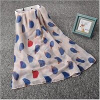 Khăn choàng nữ hình nhím  - Kem