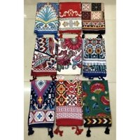Khăn choàng phong cách Hobo Vitege, thổ cẩm. khăn đi biển