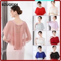 Khăn choàng phù dâu BZUQEXH, Khăn choàng voan phụ kiện khăn choàng che mặt, Khăn choàng mỏng lưới màu trơn cho nữ