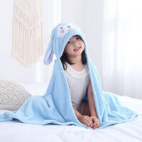 Khăn choàng tắm cho bé có mũ , áo choàng tắm trẻ em, giữ ấm đi biển