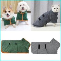 Khăn choàng tắm cho chó CBY Khăn tắm khô cho chó Khăn tắm cho chó lớn có mũ trùm đầu