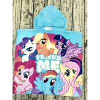 Khăn choàng tắm có mũ cho bé gái, khăn tắm hàng đẹp