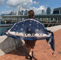 Khăn choàng thổ cẩm đi biển thời trang, chất đẹp, size 190 x 95cm  KC002 - SKC14