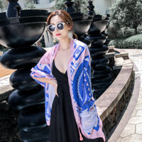 Khăn choàng thổ cẩm đi biển thời trang, chất đẹp, size 190 x 95cm  KC002 - SKC43