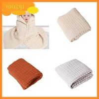 Khăn choàng trẻ em có mũ trùm đầu WMMB Cotton quấn bé Kích thước lớn Chăn 32x32 Inch cho trẻ sơ sinh