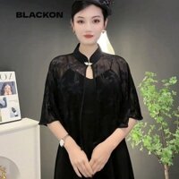 Khăn choàng vải tuyn BLACKON, Khăn choàng voan ngắn nhiều màu, Áo khoác mỏng ren mỏng Áo khoác nữ