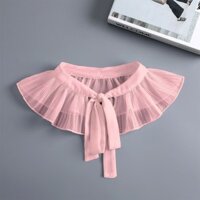 Khăn choàng voan cổ giả Tính khí cho trẻ em Phù hợp với đa chức năng Trang trí mùa xuân, mùa thu, mùa đông Phụ kiện Xù Cloud Vai Hợp thời trang 3.13