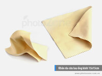 Khăn da cừu sơ mịn lau ống kính, màn hình điện thoại 15x15cm