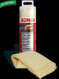 Khăn da lau khô bề mặt xe ướt - Sonax synthetic chamois