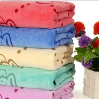 Khăn Đa Năng in Hình, Khăn Tắm Lớn 70x140cm, Mềm Mịn, Thấm Hút Nước(Teon.vn)