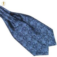 Khăn đeo cổ Ascot TRAZ phối với Áo Sơ mi Nam và Vest - 1