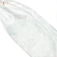 Khăn đeo cổ Ascot TRAZ phối với Áo Sơ mi Nam và Vest - 6