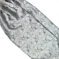 Khăn đeo cổ Ascot TRAZ phối với Áo Sơ mi Nam và Vest - 2