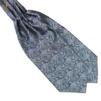 Khăn đeo cổ Ascot TRAZ phối với Áo Sơ mi Nam và Vest - 3