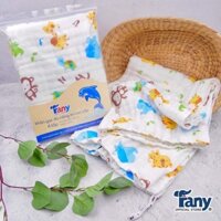 Khăn gạc Fany đa năng in cao cấp 4 lớp 78x110cm cho bé họa tiết ngẫu nhiên (hoặc mẹ nhắn tin để chọn nhé)